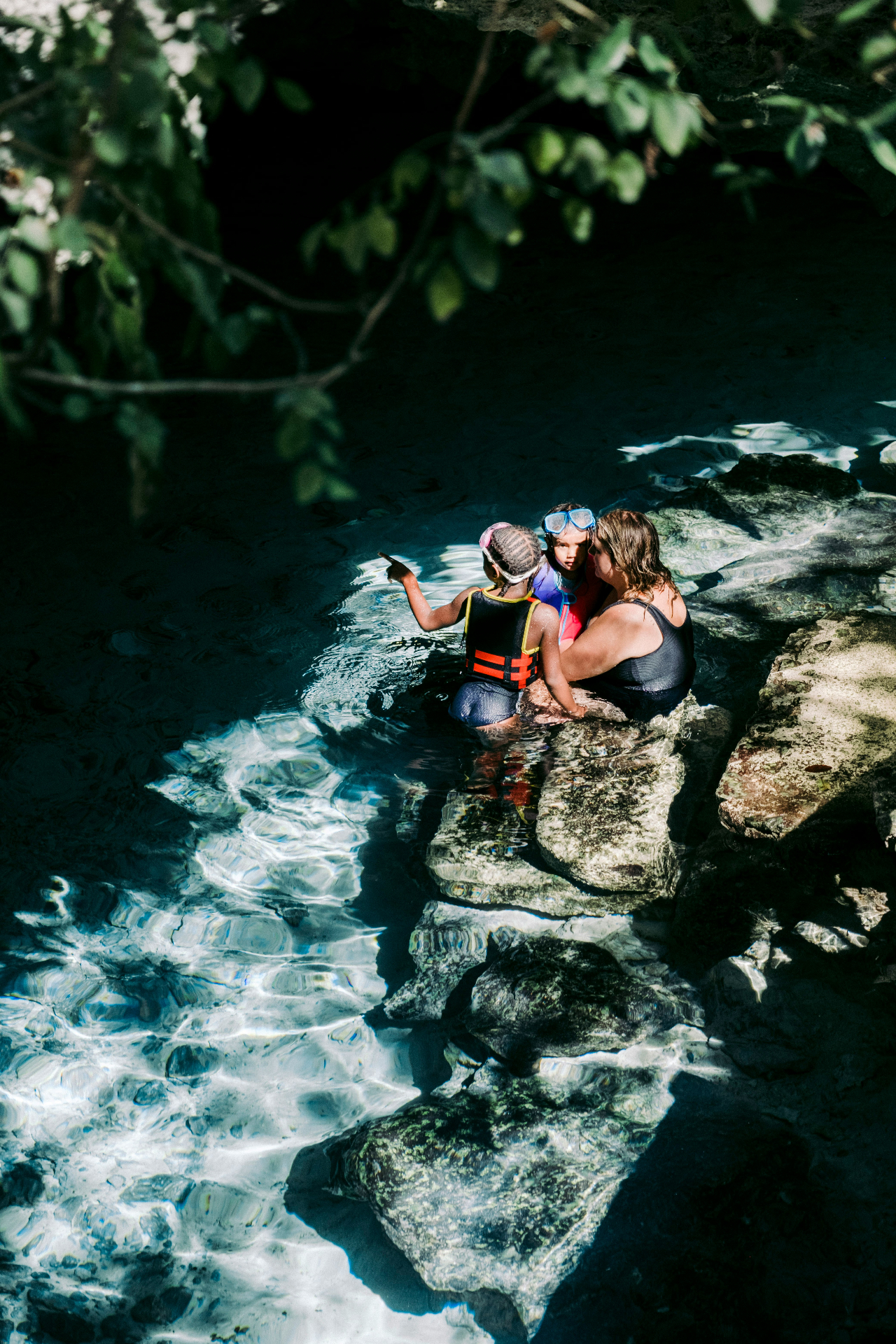 Famille en voyage